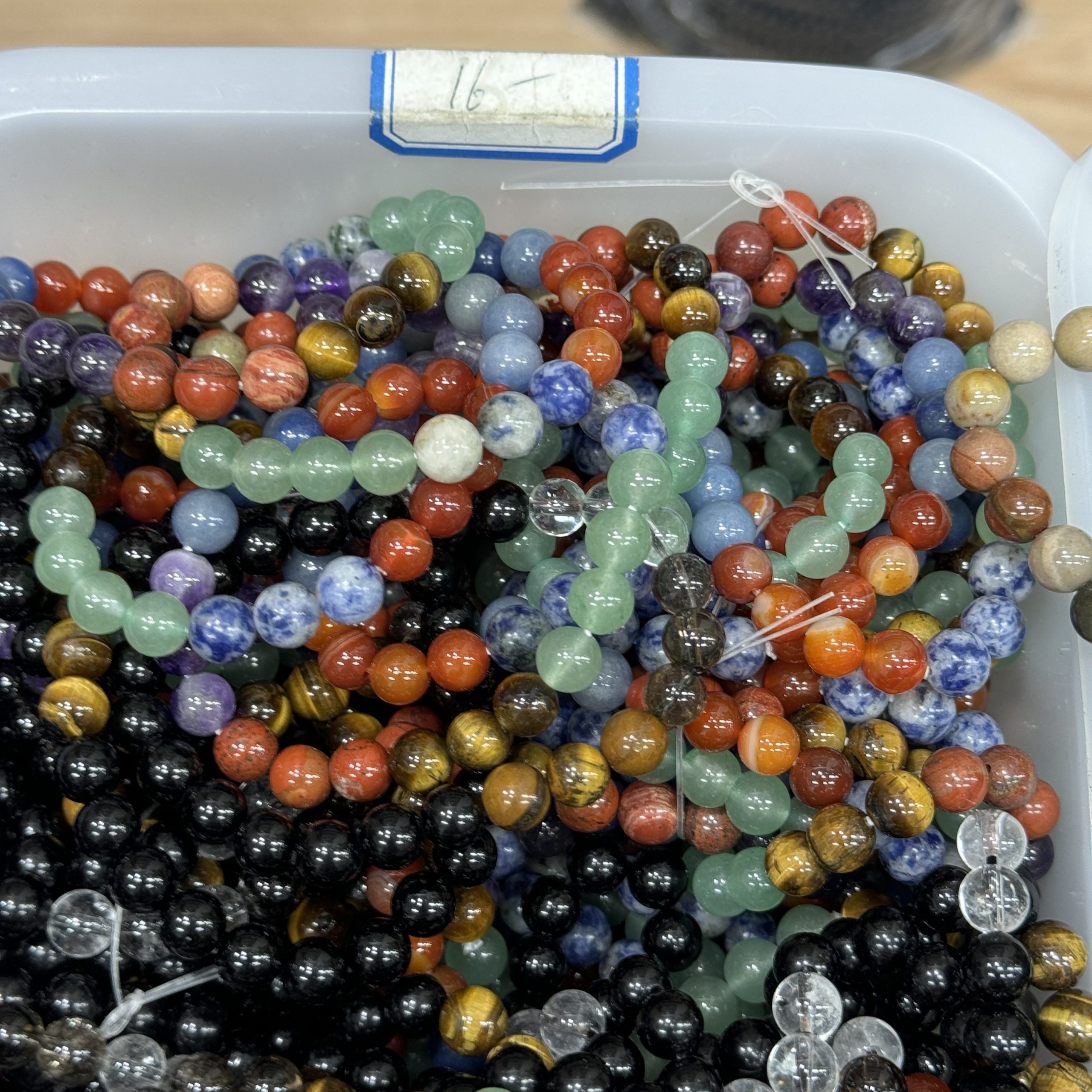 Natural crystals chakras bracelet 8mm in size weighing approximately 20 grams - Image 5