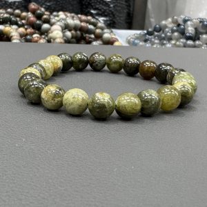 Natural tsavorite bracelet 8mm in size weighing approximately 20 grams